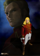 北爪宏幸为GUNDAM UC ACE增刊绘制的海报