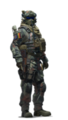 特种部队司令部的探员模型。