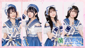 真人组合 左起：反田叶月、进藤天音、深川瑠华、渡濑结月