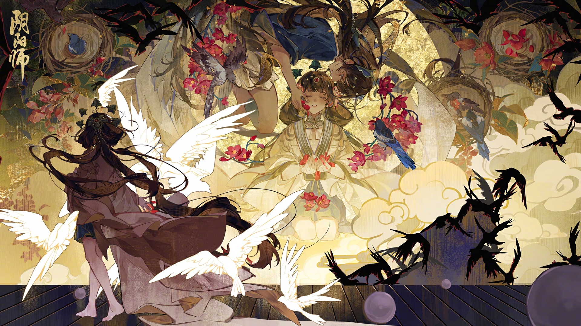 专属插画「鸠羽迷巢」