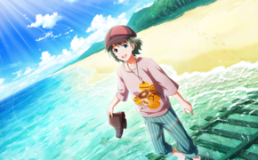 輝く海へ導くレール SR