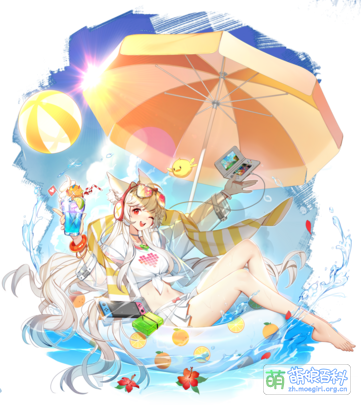 夏日的享乐发布会正式开始～ 大家听好，我宣布！ 这个夏日将在———～ 冷饮与电子游戏中度过！ ——日计划a