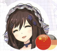 西园寺铃在《铁道少女project:新·动车组篇》中的头像与国籍标识