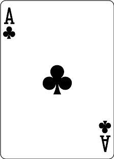 File:PlayingCards club A.svg