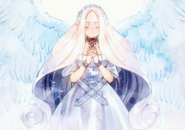 女神，由阿部司亲手绘制