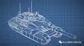 "貔貅"破阵战车 附加装甲型号蓝图
