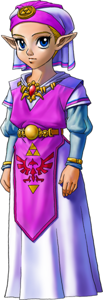 File:OoT Child Princess Zelda.png