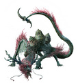游戏原画中的赤髯龙