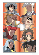 在打哈欠（二列二）