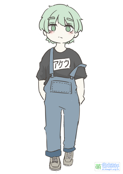 File:男小久蜗夏日形象(阿久Aku画).png
