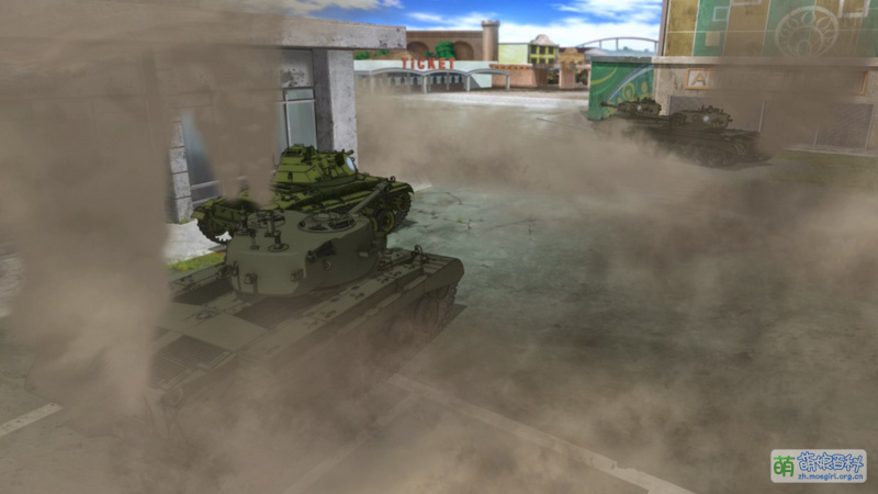 File:The Smoke Made By 3 M26s And A Chaffee(GUP).jpg