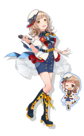 《偶像大师 POPLINKS》角色立绘、二头身形象