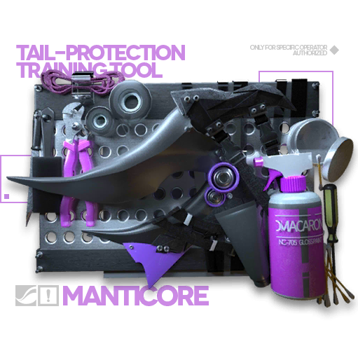 "训练用尾部防护套装"