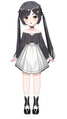 鸦米的第二套衣服，并且配有很多表情，发型也有长发短发的区别