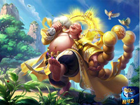 布袋和尚风格的弥勒，来自游戏《乱斗西游》