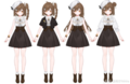多套衣服+发型立绘形象