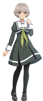 岩仓早苗 CV：井上穗乃花 “为了能参加御前比赛，我一直都在努力呢。” 平城学馆中等部三年级，14岁。御刀是千手院力王。深受其他学生和教师的信赖，在平城学馆担任班级委员长。在任务中，她凭借敏锐的洞察力和冷静的判断力，作为指挥者活跃于前线，是一位很有能力的刀使。平时给人一种温和的印象，但内心却燃烧着正义之火。怀着“不让任何人成为荒魂的受害者”的决心，每天都在认真面对任务。 生日：1月17日