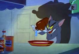 《猫和老鼠》强力牛乳，依次滴入