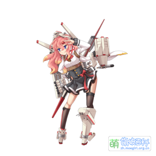 方案：发射器武器背包+把鱼雷整合到近战武器上。本方案中还在背后背负了一个装鱼雷的环形弹药架。示范者：《战舰少女》中的标枪。