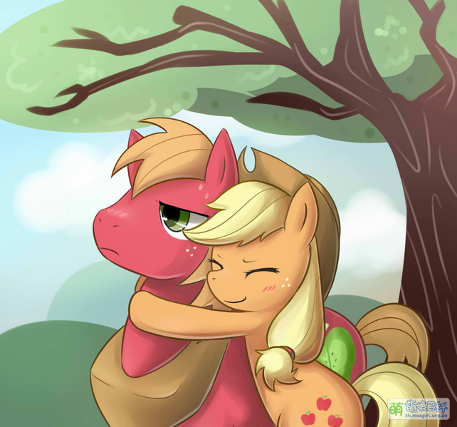 File:Apple jack and big mcintosh by mi0724go-d5d6on9.jpg