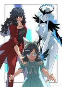 与伊舞、嗣屏芳