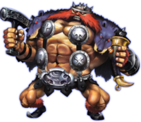 布力刚 CV：饭冢昭三 拉格纳涅布尔王国的将军。 拥有勇将之名，但性格傲慢渴望权力。