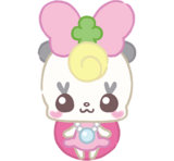 小小光之美少女缎带（りぼん） 是个能被大家依赖的可靠之人。 好像要和大家一起挑战新事物呢！ 代表物：糖果 登场作品：《HappinessCharge光之美少女！》