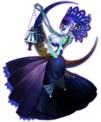 欧黛特 CV：本田贵子 死之国恩德菲尔的女王，身披漆黑礼服。 憎恨着以生者之姿潜入唯有死者方得获准进入的国土中偷取魔石的奥丁。