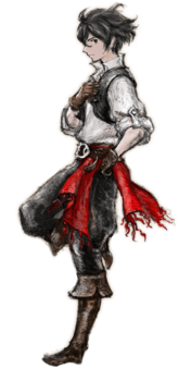 薛弗 CV：武内骏辅 年轻的海员。被卷入由水晶所引发的风暴，漂流到这大陆，是故事的主人翁。