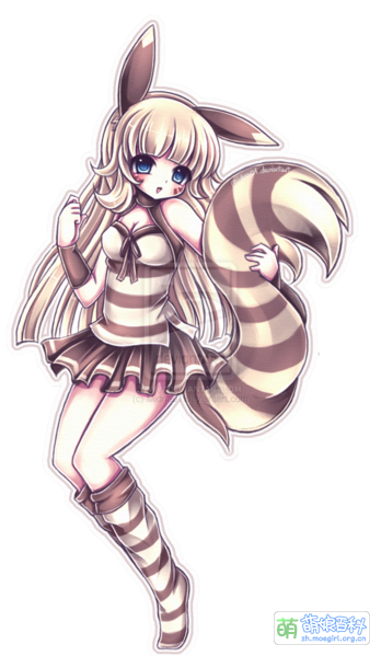 File:Furret gijinka by midna01-d5129ka.png