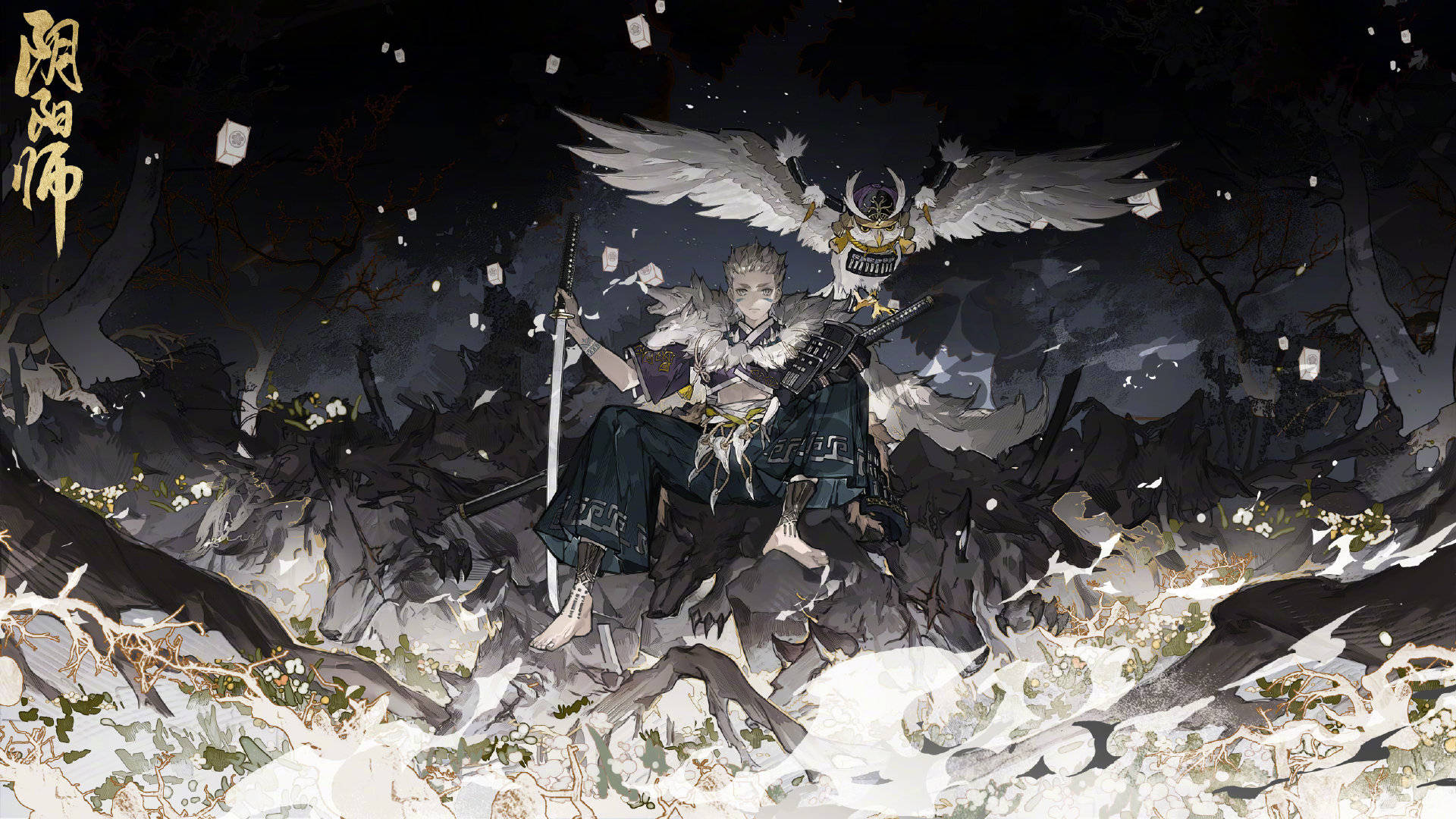 专属插画「战影归尘」