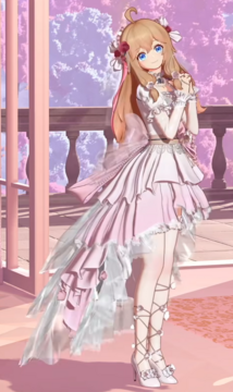 2023生日会粉色花嫁