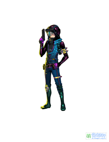 File:多娜多娜 阿熊 战斗服 全身立绘.png