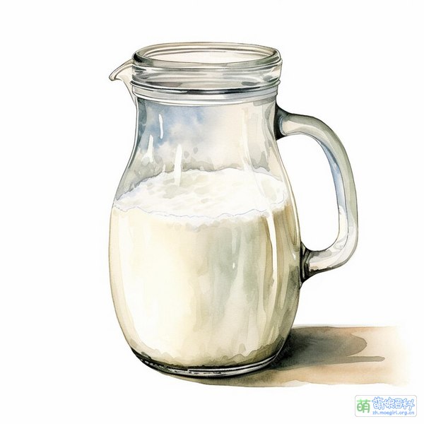 File:There-is-glass-pitcher-with-milk-it-table-generative-ai.jpg