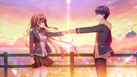 两人拳头碰拳头，以证明各自的友谊