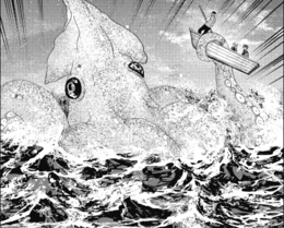 海怪袭击了芙莉莲小队所在的船