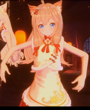 春节服白色炫彩