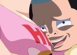 《海贼王》桃之助揩油