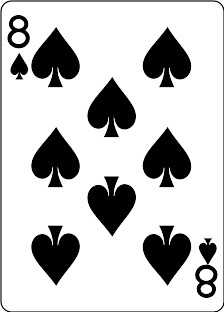 File:PlayingCards spade 8.svg
