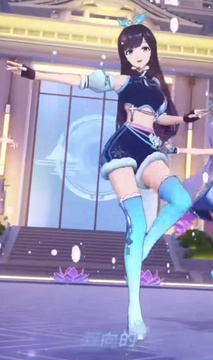 春节服深蓝炫彩