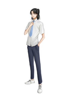 日语公式服立绘by拾里ken