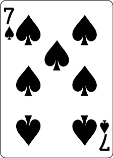 File:PlayingCards spade 7.svg