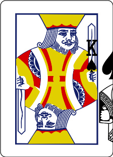 File:PlayingCards spade K.svg