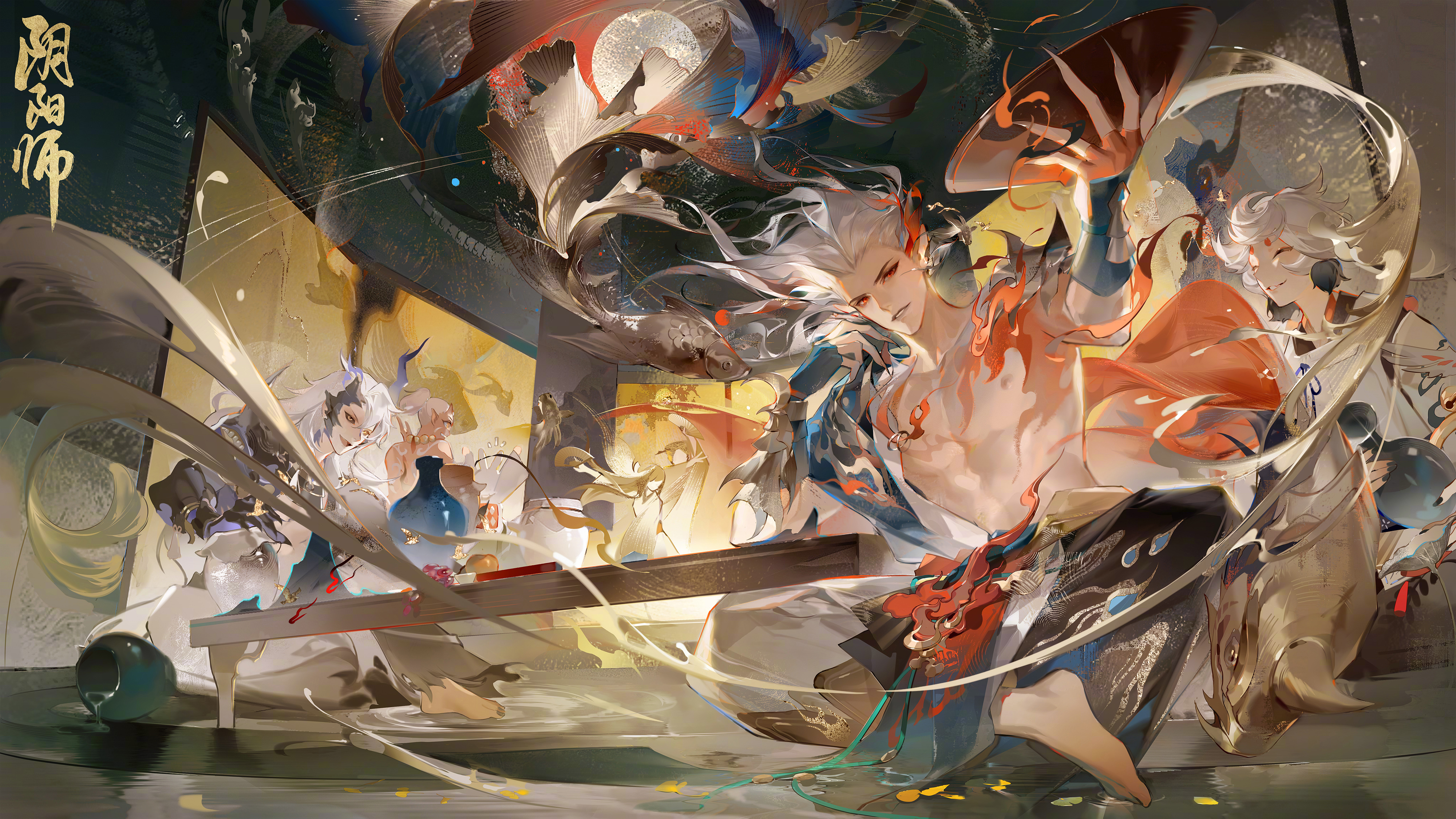 专属插画「绮光游宴」