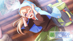 被虫子吓得缩在墙边的千圣