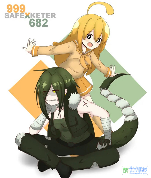 File:SCP-999 与 SCP-682.jpg