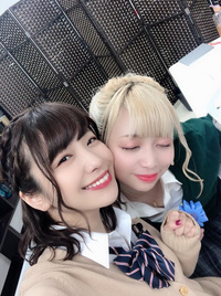 与山崎遥的合照