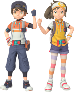 小亮／小霓（主角） 通过拍摄野生宝可梦，调查栖息在蓝蒂尔地区的宝可梦的生态。