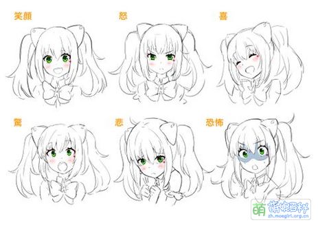 艾可表情示意图