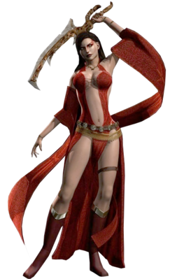 各种弯弯曲曲形状诡异的刀剑很配反派。